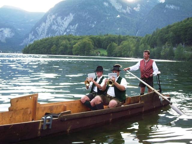 Obertrauner Echo- und Weisenblasen am Hallstättersee