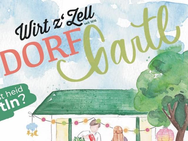 Dorf Gartl Wirt z`Zell