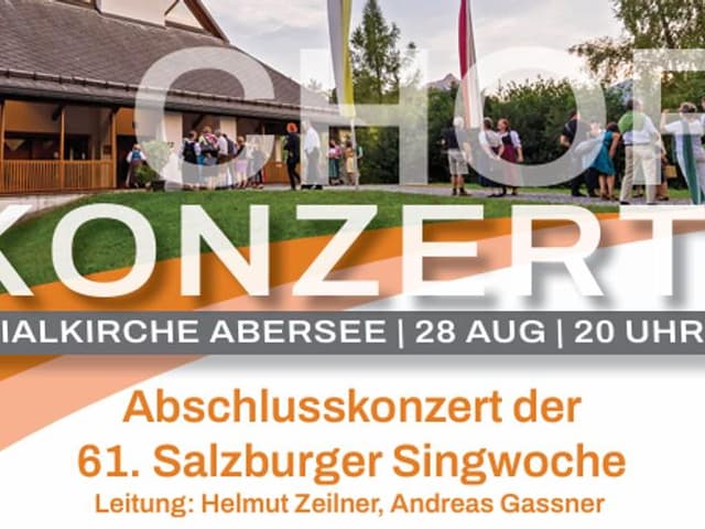 Abschlusskonzert der 61. Salzburger Singwoche