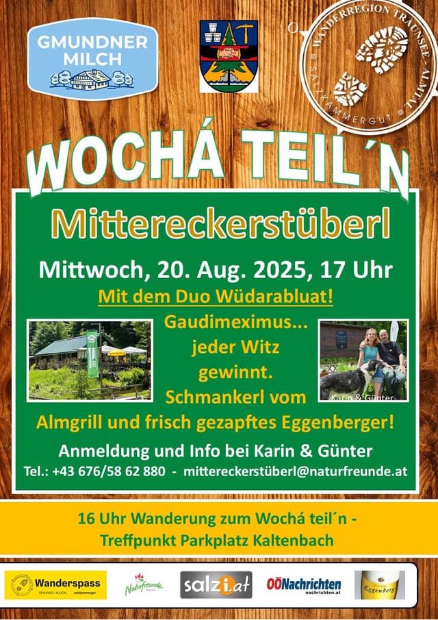 Wochá teil´n im Mittereckerstüberl