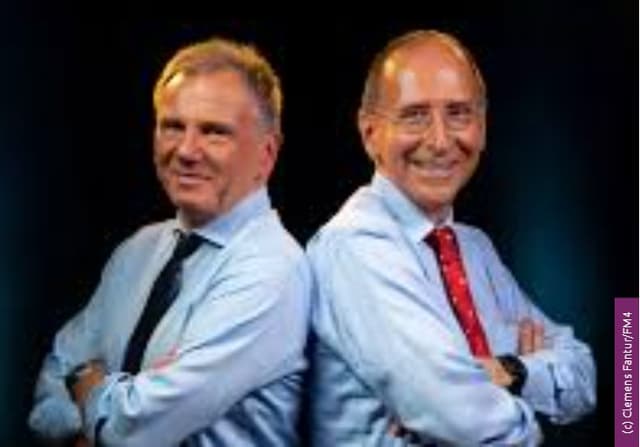 DER PROFESSOR UND DER WOLF – Ein Abend mit Peter Filzmaier & Armin Wolf