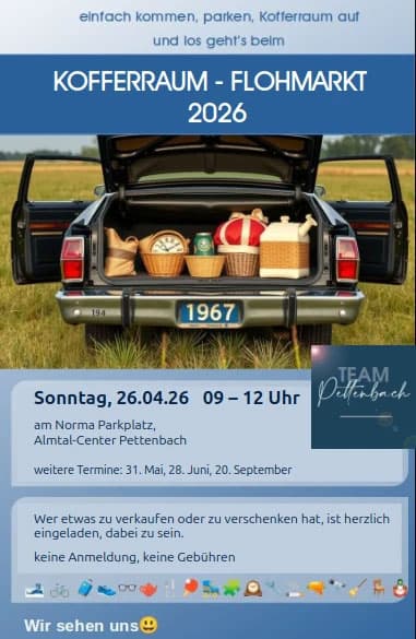 Kofferraum-Flohmarkt