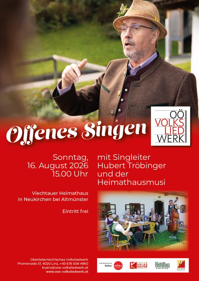 Offenes Singen mit dem OÖ. Volksliedwerk
