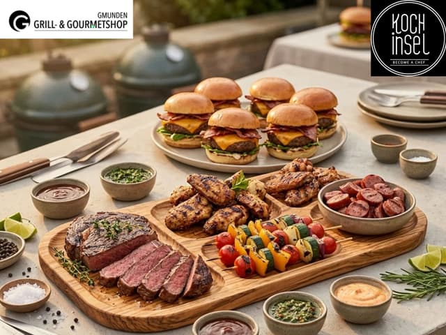 Grillen für Einsteiger - Grill- & Gourmetshop Gmunden - Kochinsel